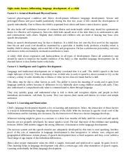 Image result for Factors Influencing Language Development