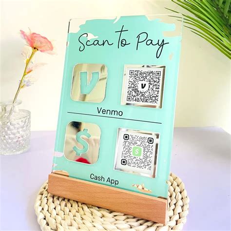 Buy QR Code Sign Scan To Pay Zelle Venmo Paypal CashApp|Custom ...