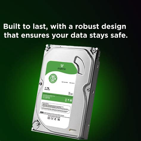 Matrix 1TB SATA Internal Hard Disk Drive for Desktop, 3.5 Inch, High-S ...