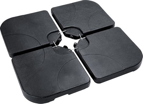 Amazon.com : HOMSHADE H11 Patio Umbrella Stand Base - 4-Piece 221lbs ...
