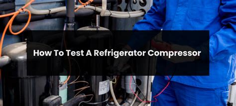 Checking Refrigerator Compressor Continuity 的图像结果