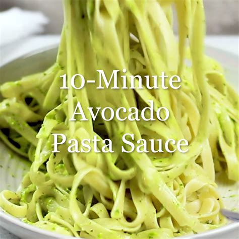 10 minute avocado pasta sauce – Artofit