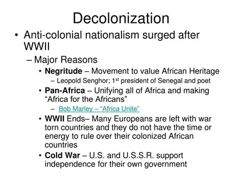 Anti Colonial Nationalism Definition