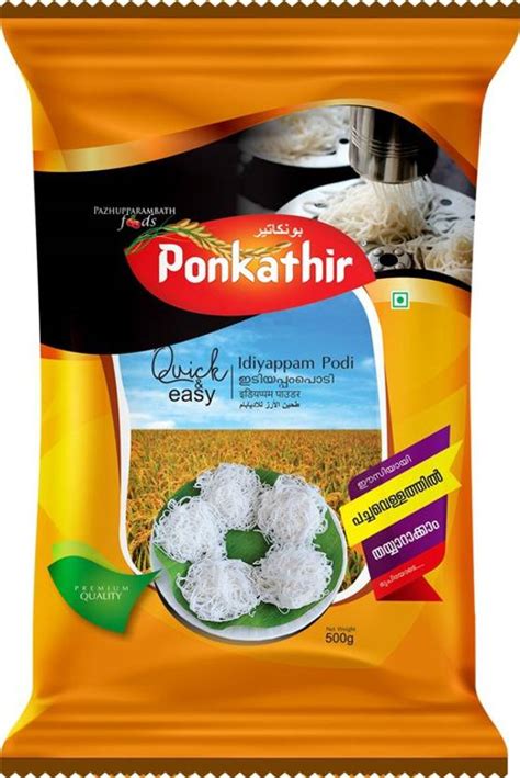 Ponkathir Quick and Easy Idiyappam Powder 500g| Normal Water Idiyappam ...