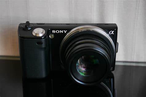 SONY Alpha NEX-5 Mirrorless Digital Camera Black Kit with MF 35mm F1.6 ...