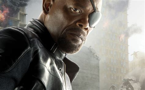 Nick Fury HD Wallpaper from Avengers: Age of Ultron
