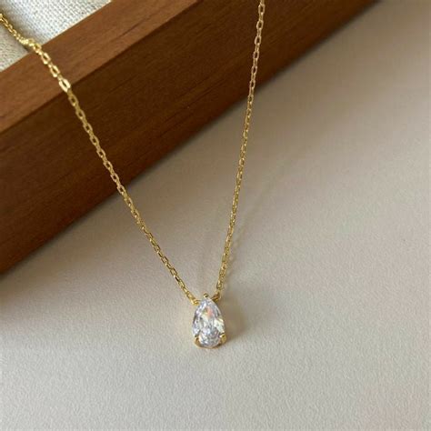 Rock Rain drop necklace – Ghaba