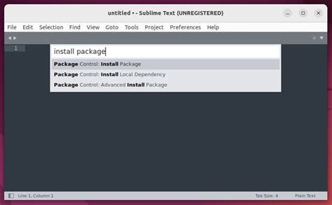 Sublime Text 4 Package Control 的图像结果