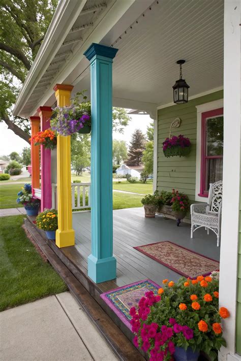 20+ Charming Porch Post Trim Ideas in 2025 | Porch posts, Home garden ...