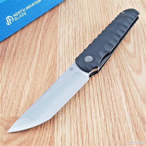 Couteau North Mountain Blade Kick Stop Chop Plus Tanto Lame Acier SLD-Magic Hitachi NMB2411BLK ...