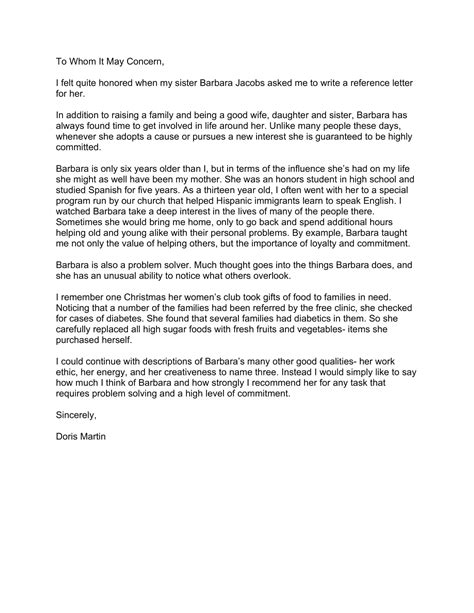 Image result for How to Write a Personal Reference Letter