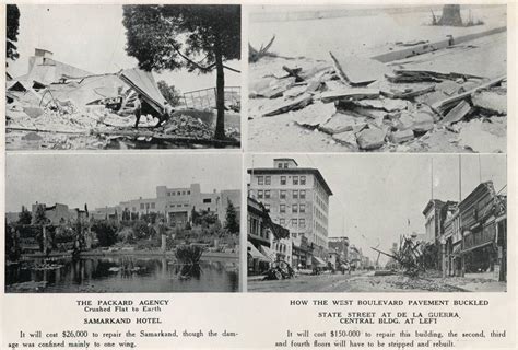 Santa Barbara Earthquake Earthquake Santa Barbara 1925 OAC 4 | Cathy