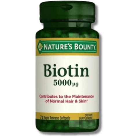 Nature's Bounty Biotin 5000 mg 72 Kapsül Ürün Fiyatı ve Yorumları