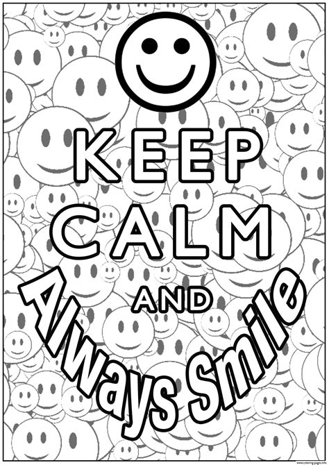 Calm Coloring Pages Printable Coloring Pages