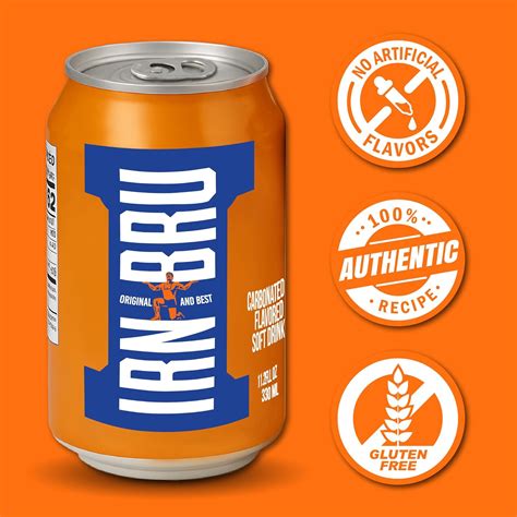 IRN-BRU Original Scottish Sparkling Soda, Citrus India | Ubuy
