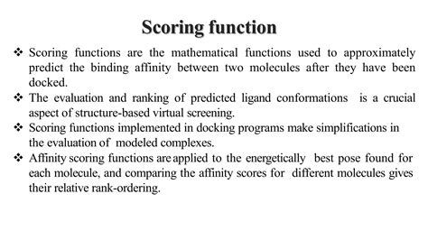 Image result for Docking Score