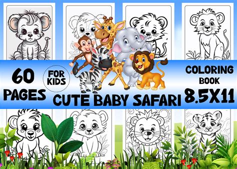 Embark on a Wild Adventure with Coloring Pages Safari