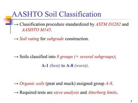 Image result for AASHTO Soil Classification System Types