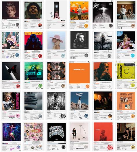 Buy Unique America Album Cover Posters 60 Pcs | Album Cover | Album ...