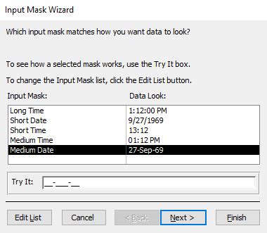 Image result for Microsoft Access Create an Input Mask Email Field