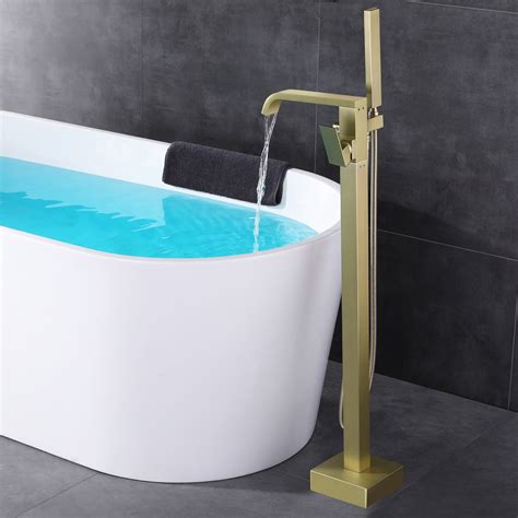 Topcraft Classical Freestanding Bathtub Faucet withe Handheld Shower ...