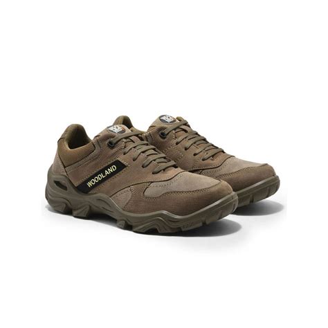 Buy WOODLAND Khaki Mens Sneakers Online