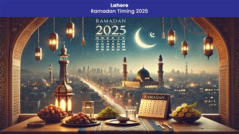 Lahore Ramadan Timings 2025 Calendar - Today Sehri and Iftar Timetable ...
