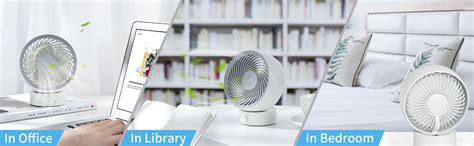 SMARTDEVIL USB Desk Fan, Small Portable Table Fan with Strong Wind ...