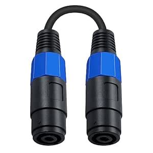 Poyiccot Speakon Female to Female Connector Cable, Speakon Extension ...