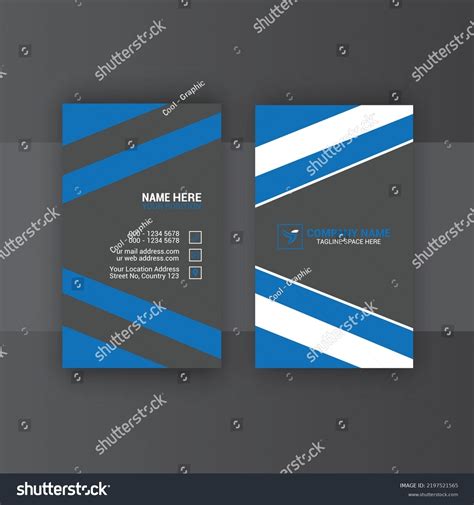 Vertical Business Card Design 的图像结果