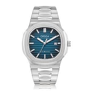 Buy ORSGA Orrin Analog Men's Watch | Classic Blue Dial with Stainless ...