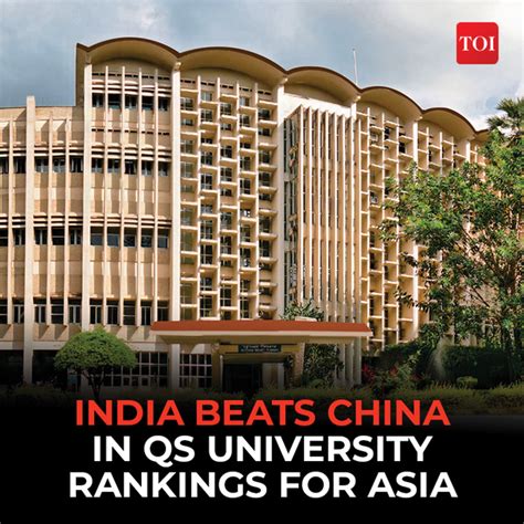 Infographic: "India Surpasses China in QS Asia University Rankings ...