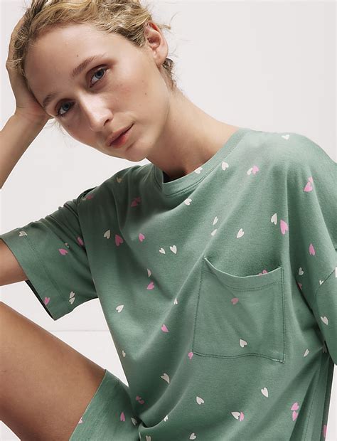 Buy Cool Comfort™ Printed Nightdress at Marks & Spencer