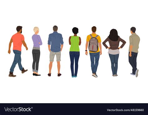 People Vector Back View 的图像结果