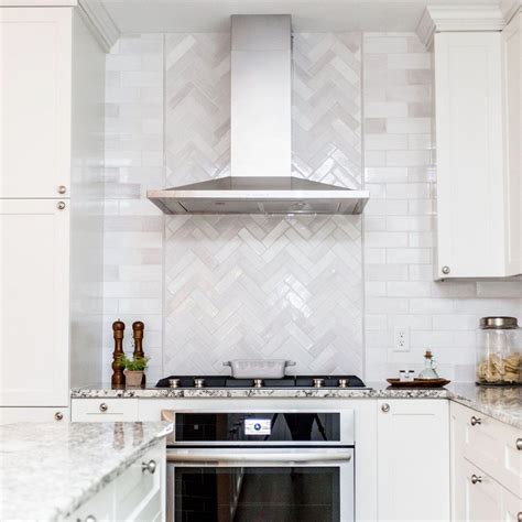 Kitchen Backsplash Herringbone Pattern - Pattern Inspiration Daily