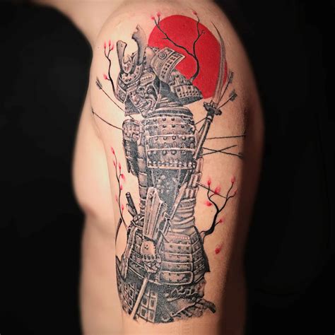 Samurai Tattoo Leg
