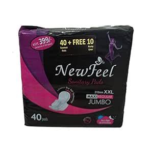 Buy NewFeel Sanitary Pad 310 mm XXL maxi Regular Jumbo 40pads + 10 ...