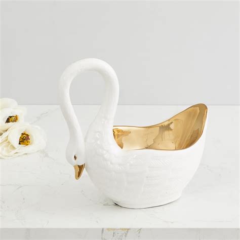 Buy Regina Metal Swan-Shaped Potpourri Bowl from Home Centre at just ...