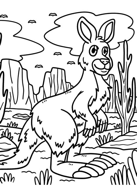 40+ Kangaroo Coloring Pages - Free Printable PDF, JPG, PNG & Online ...