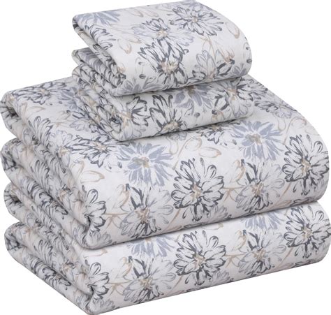 Amazon.com: RUVANTI Flannel Sheets Full Size - 100% Cotton Double ...