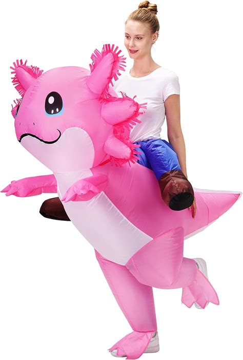 Stegosaurus Axolotl Costume Inflatable Costume for India | Ubuy