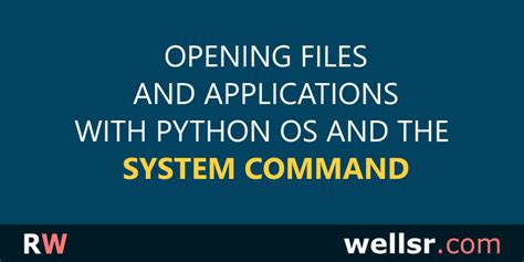 Image result for Python OS Open File