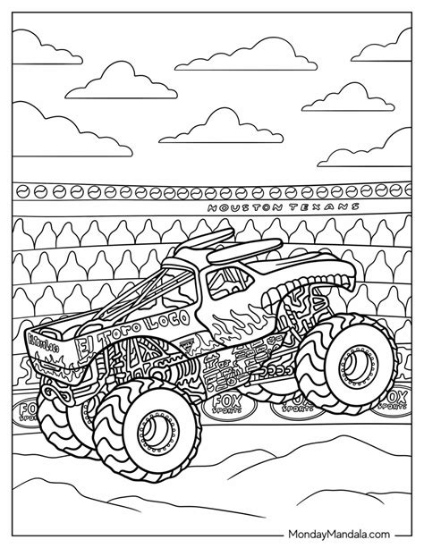 20 Monster Jam Coloring Pages (Free PDF Printables)