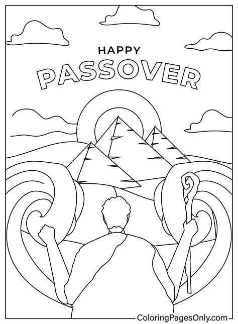 The Passover Coloring Pages