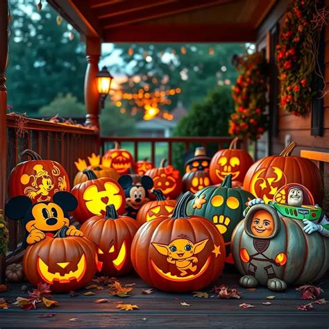 Amazing Disney Halloween Pumpkin Carving Ideas for You | CarvingPumpkin ...