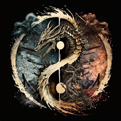 Dragon Yin and Yang | Yin yang art, Yin yang tattoos, Yin yang designs