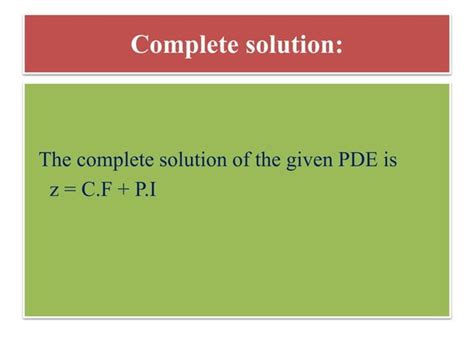 First Order PDE Solutions 的图像结果