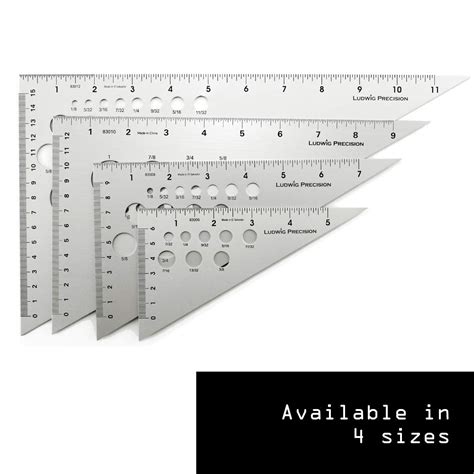 Ludwig Precision 30-60-90 Degree Drafting Triangle, 12-INCH- Buy Online ...