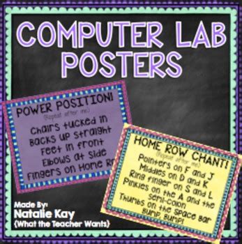 Computer Lab Posters by Natalie Kay | Teachers Pay Teachers