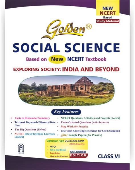 Golden Reference Book Social Science For Class 6 Based on New NCERT ...